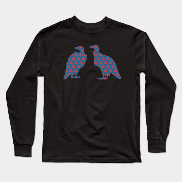 Phish Vultures Donuts Long Sleeve T-Shirt by NeddyBetty